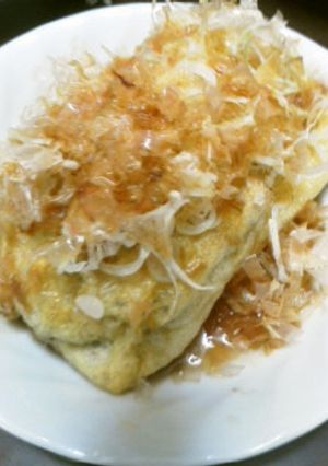 納豆と大葉のお揚げ焼き-レシピのメイン写真