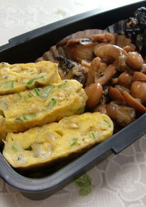 お弁当に！オクラとちりめんじゃこの卵焼き-レシピのメイン写真
