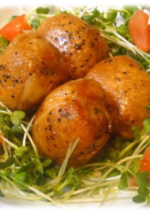 肉巻きおにぎり。(豚肉ver)-レシピのメイン写真