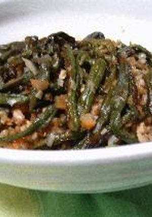 四川風インゲン豆炒め(乾扁四季豆)-レシピのメイン写真