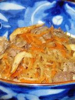 せんぎり大根と豚肉にんじん煮-レシピのメイン写真