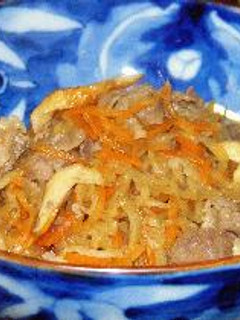 せんぎり大根と豚肉にんじん煮-レシピのメイン写真