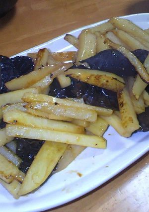 じゃがいもとキクラゲのオイスター炒め-レシピのメイン写真