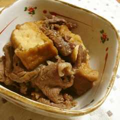 รูปของ ＊牛肉と厚揚げのしぐれ煮風＊