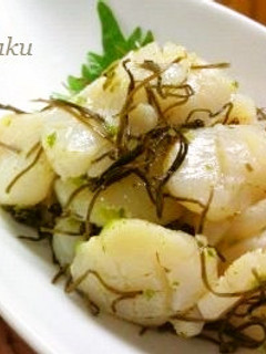 炙りホタテの柚子胡椒和え-レシピのメイン写真