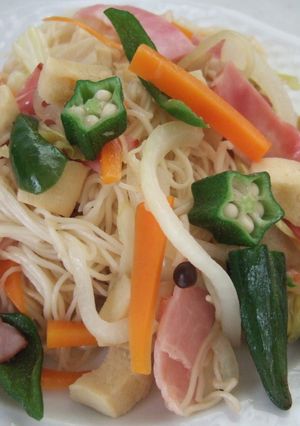 高野豆腐入り☆そうめんチャンプルー-レシピのメイン写真
