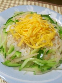 夏を元気に♪新生姜とそぼろのちらし寿司♪-レシピのメイン写真