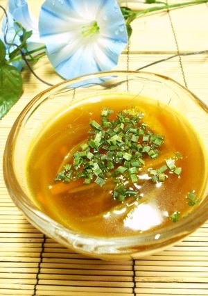 夏だ☀カレーだ！冷たいカレー味麺つゆ-レシピのメイン写真