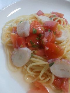 *たことトマトの冷たいパスタ*-レシピのメイン写真
