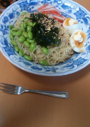 1人ランチに最適☆包丁いらずの冷やし中華-レシピのメイン写真