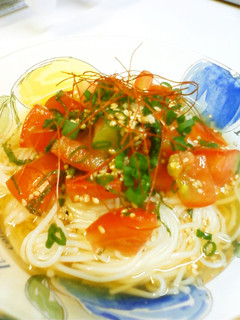 ゴマが美味しいトマト素麺-レシピのメイン写真
