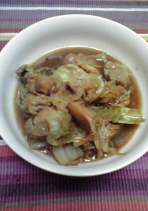 簡単 おふくろの味 鶏白菜-レシピのメイン写真