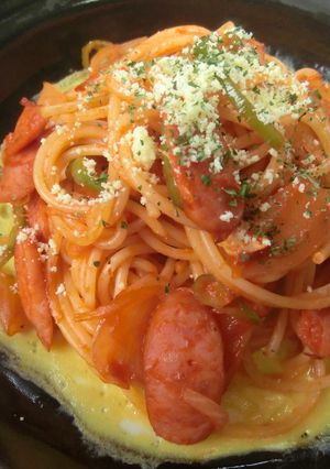 大人味♡ちょい辛　ナポリタン-レシピのメイン写真