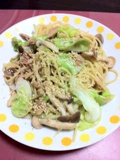 簡単ヘルシー★キャベツ&しめじ和風パスタ-レシピのメイン写真
