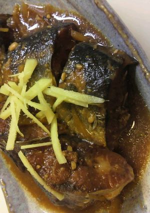 圧力鍋でやわらか♪アジの缶詰風な味噌煮-レシピのメイン写真