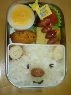 簡単キャラ弁♪犬?くま?何でもOK♪-レシピのメイン写真