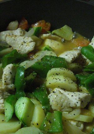 夏野菜と鶏肉のラタトゥイユ-レシピのメイン写真