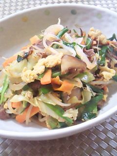 なつかしの母の味♪やさしい味の野菜炒め☆-レシピのメイン写真
