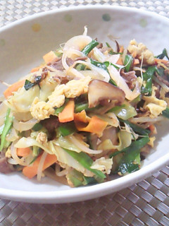 なつかしの母の味♪やさしい味の野菜炒め☆-レシピのメイン写真