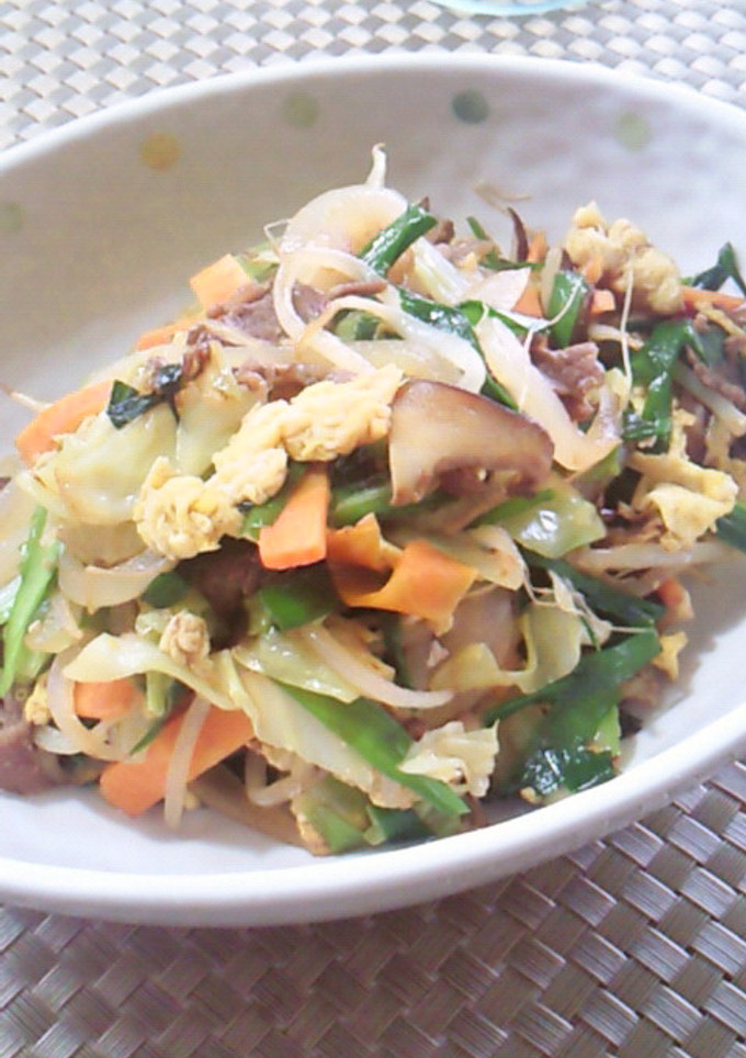 なつかしの母の味♪やさしい味の野菜炒め☆-レシピのメイン写真