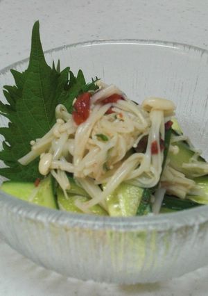 えのきの梅肉あえ-レシピのメイン写真