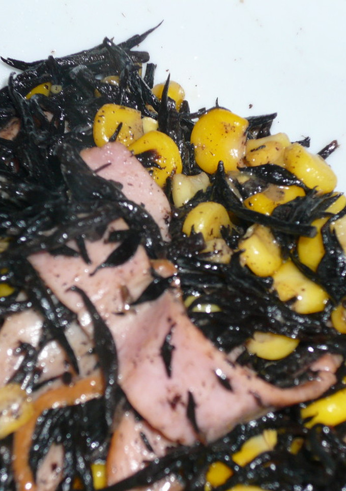 ひじきとコーンのマヨ醤油炒め-レシピのメイン写真
