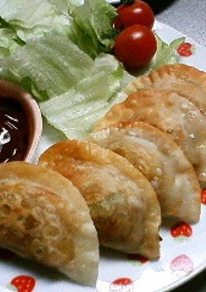 餃子の皮でなんちゃってサモサ-レシピのメイン写真