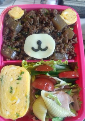 キャラ弁☆リラックマそぼろ-レシピのメイン写真