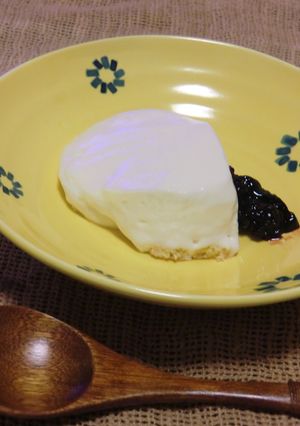 柔らかレアチーズケーキ＊卵白消費にも！-レシピのメイン写真