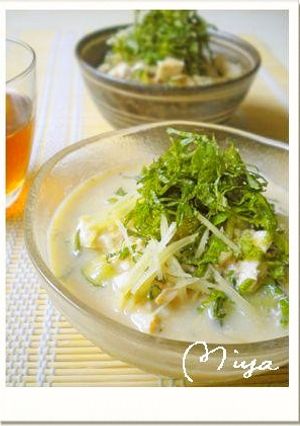 お手軽♪ツナ缶でミルク冷や汁-レシピのメイン写真