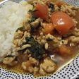 魚醤香る♡鶏挽肉とトマト炒めごはん