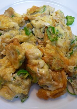 ししとう&卵炒め✿～卵焼き中華風♪-レシピのメイン写真