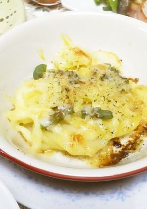 じゃがいものｶﾞｰﾘｯｸﾏﾖパン粉焼き-レシピのメイン写真