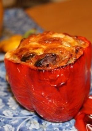 パプリカの肉詰めポット-レシピのメイン写真