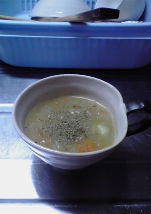 体にやさしい（？）たまねぎと人参のスープ-レシピのメイン写真