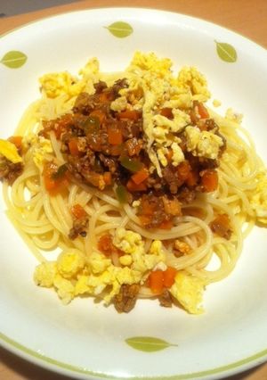 冷たい★ヘルシーなドライカレーのパスタ-レシピのメイン写真