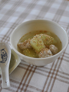 瓜の鶏団子スープ-レシピのメイン写真
