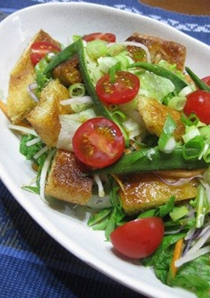 焼き油揚げの和風サラダ-レシピのメイン写真