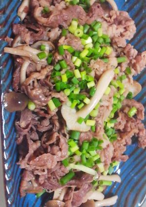 薄切り牛肉をあっさりさわやか〜に-レシピのメイン写真