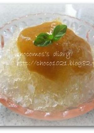 梅シロップと梅ジャムDE爽やかカキ氷☆-レシピのメイン写真