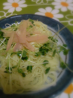 涼!新生姜とかいわれのそうめん☆-レシピのメイン写真