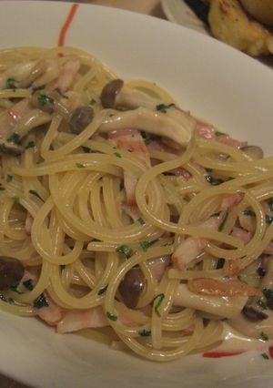 大葉のクリームパスタ-レシピのメイン写真