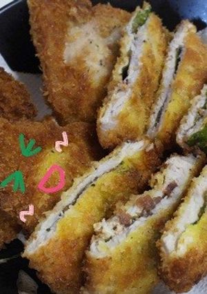 梅＆大葉挟みトンカツ-レシピのメイン写真