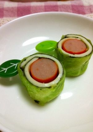 キャベツウインナー巻き② お弁当に♬-レシピのメイン写真