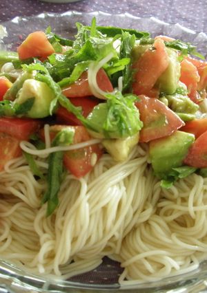 アボガドとトマトのイタリアンそうめん-レシピのメイン写真