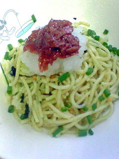 簡単♪梅と大根おろしの冷製パスタ-レシピのメイン写真