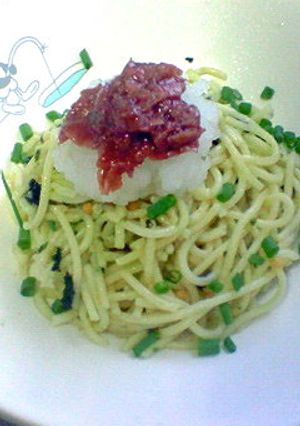 簡単♪梅と大根おろしの冷製パスタ-レシピのメイン写真