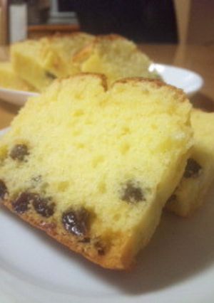 カステラ風☆レーズンチーズパウンド-レシピのメイン写真