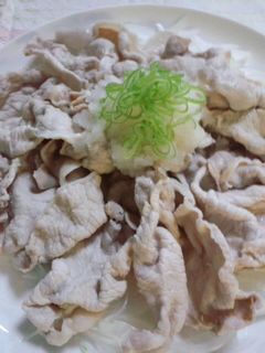 やわらか豚肉のおろし冷しゃぶ-レシピのメイン写真