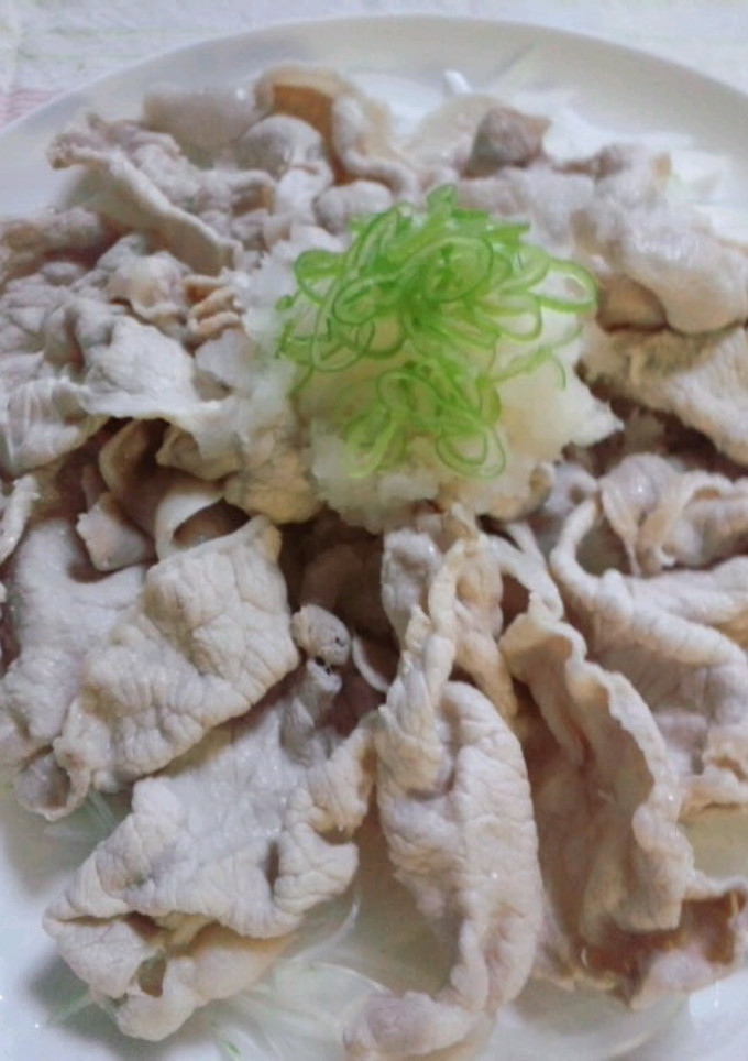 やわらか豚肉のおろし冷しゃぶ-レシピのメイン写真
